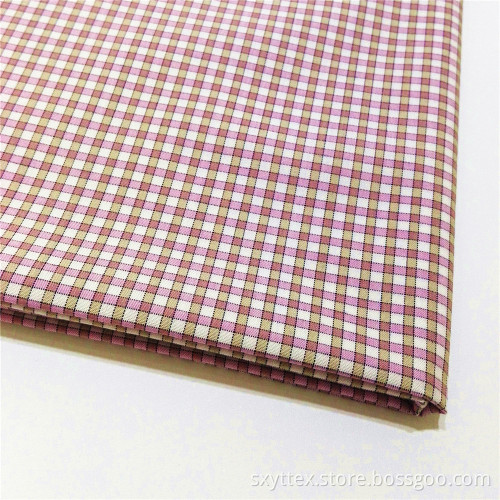 Tissu de chemise en bambou tissé teint en fil respirant